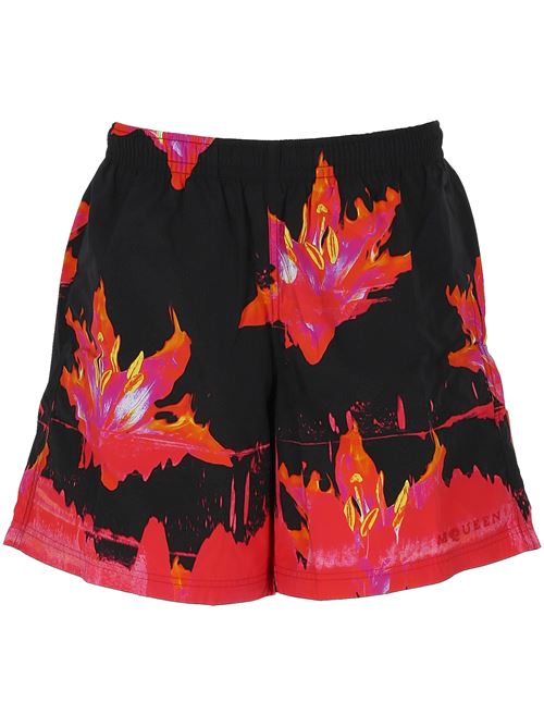 Graphic Print Shorts ALEXANDER MCQUEEN | 8168324419Q1074